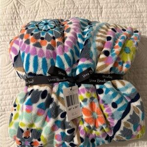 Vera Bradley Multicolor Patterned Blanket